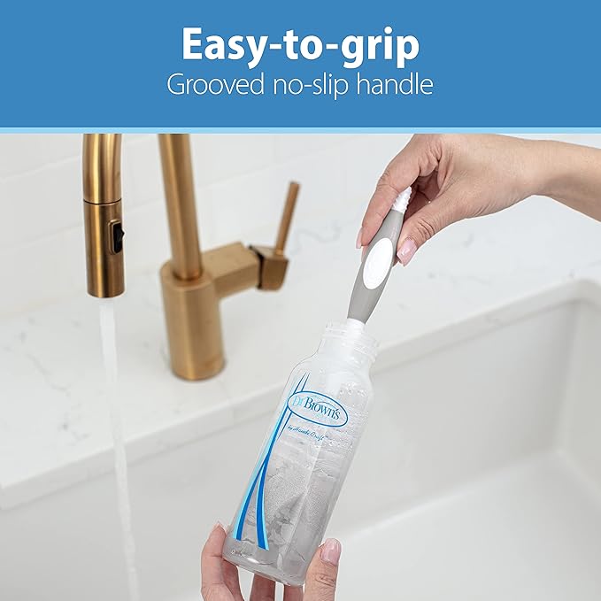 Dr. Brown's Reusable Sponge Baby Bottle Cleaning Brush - Image 3