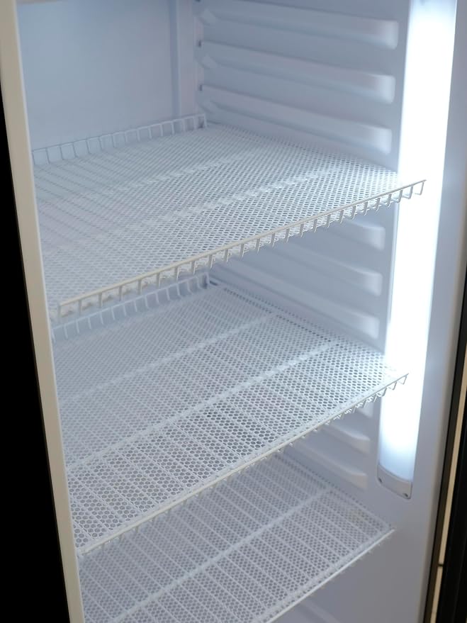 KoolMore 24 in. 12 cu. ft. Commercial One Glass Door Beverage Display Merchandiser Refrigerator Cooler, ETL Listed in Black