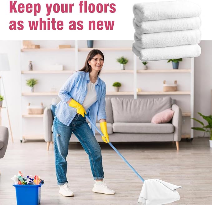 4 Pcs Extra Large Microfiber Cleaning Cloth 30 x 20 Inch Reusable Thick - Image 7