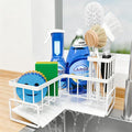 Fikoksol Large Sponge Holder for Kitchen Sink, 90-Degree Sink Caddy Storage by HOMEACCESSORIES