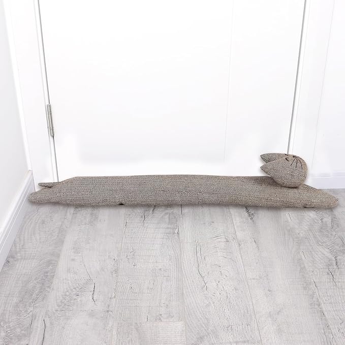 34 Inch 3LB Heavy Duty Under Door Draft Stopper, Decorative Soundproof Door - Image 7