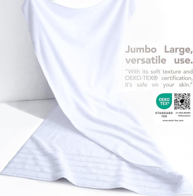 American Soft Linen 100% Cotton Luxury Turkish Towels, 35x70 XL Bath Sheet | - Image 3