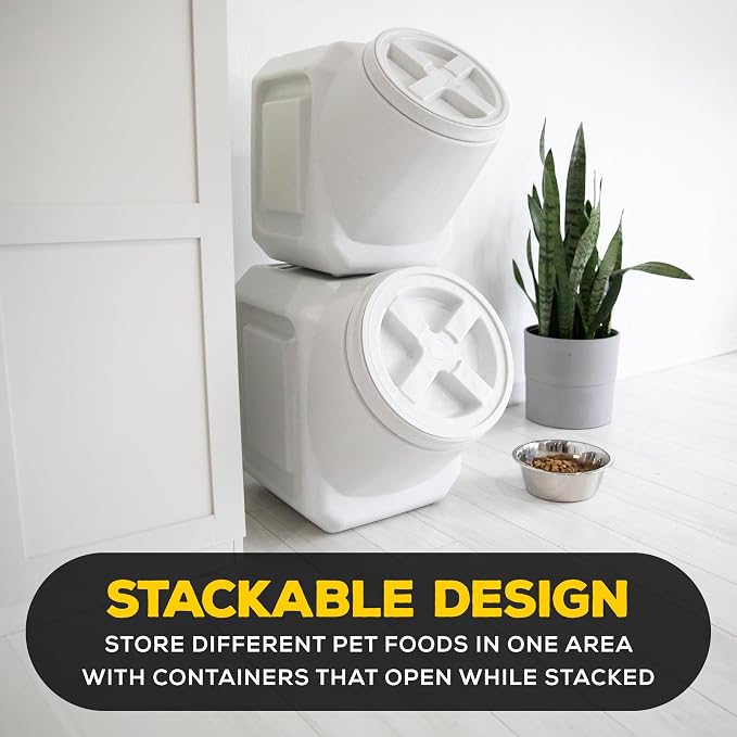 Vittles Vault Airtight Stackable Pet Food Storage Container, Sealed Airtight - Image 7