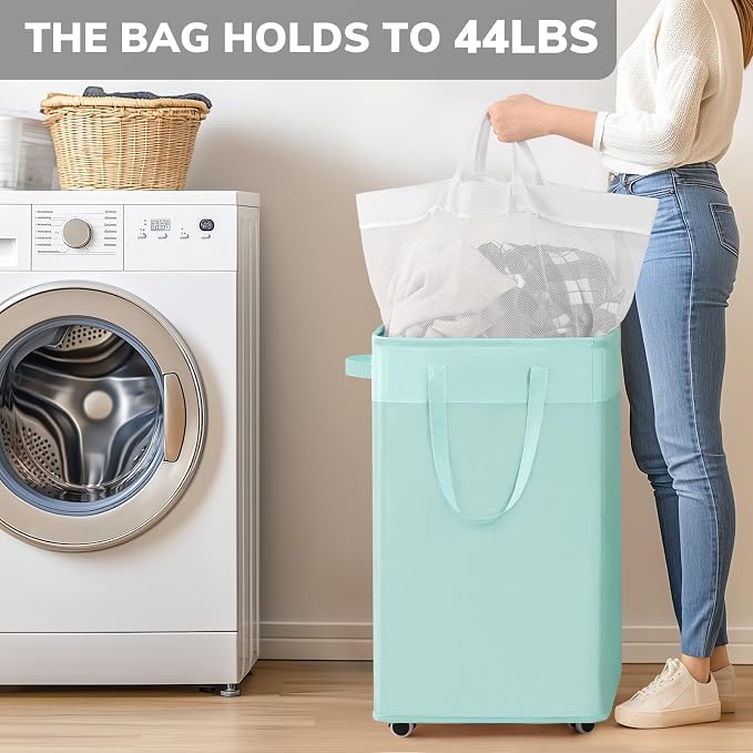 Goodpick 75L Rolling Laundry Basket - Image 6