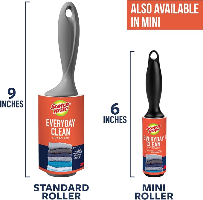 Scotch-Brite Everyday Clean Lint Roller, Lint Remover - Image 7