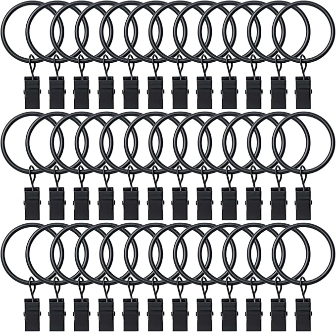BOOMIBOO 36 Pack Curtain Rings by BOOMIBOO