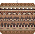 Giwawa Rustic Bear Deer Dish Drying Mat Boho Ethnic Drainer Rack Pad 16x18 Inch by Giwawa
