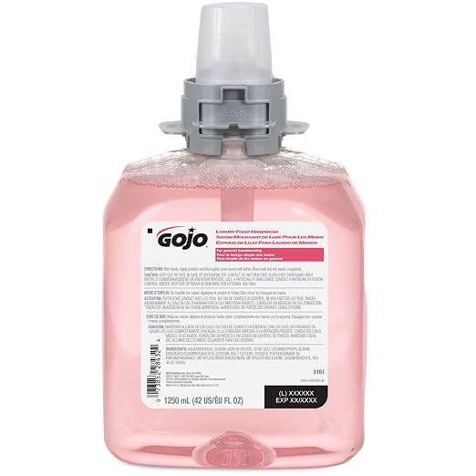 Gojo FMX-12 Foam Soap Refill, Cranberry Scent, 4ct x 1250 mL - Image 2