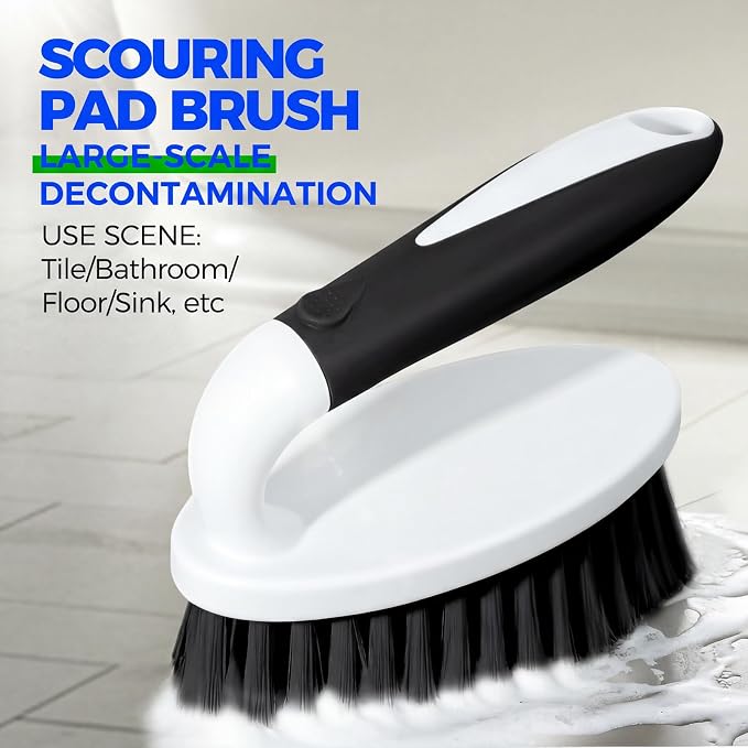 Holikme Cleaning Brush Set for Household Use, Scrub Brush, Kitchen Brush - Image 2