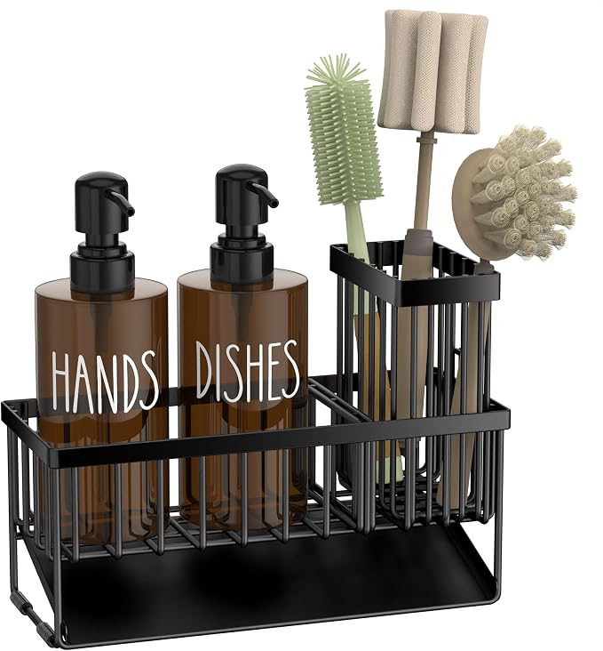 MASADI Kitchen Dish Soap Dispenser Set - Image 7