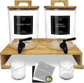 Glass Laundry Detergent Dispenser Set by Unknown