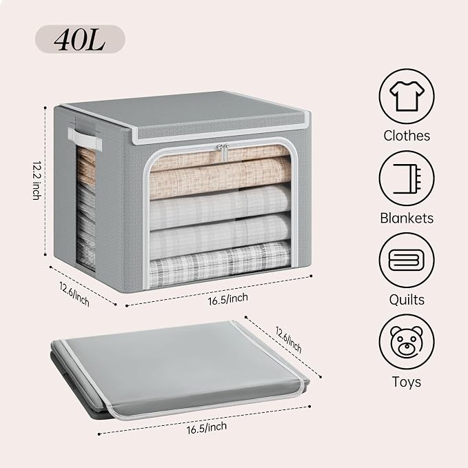 Yecaye Clothes Storage Bins - Image 2