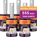Lint Rollers for Pet Hair Extra Sticky, 555 Sheets Mega Value Set Lint Roller by MEIQIHOME