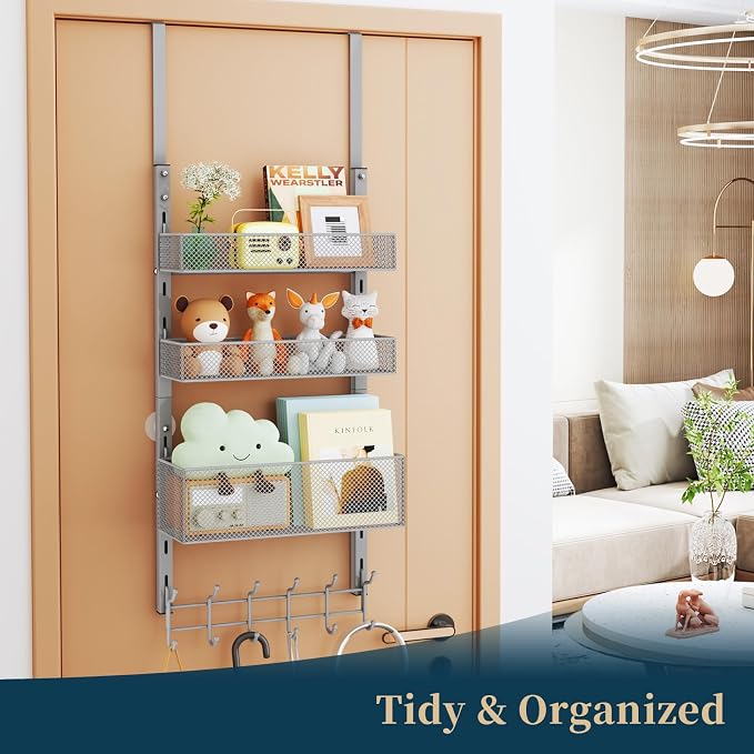 Consumest Over The Door Hooks Organizer - Image 5
