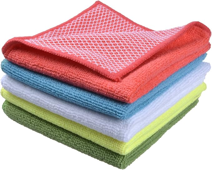 SINLAND Dish Cloth for Washing Dishes Kitchen Washcloth Cleaning Cloth by SINLAND