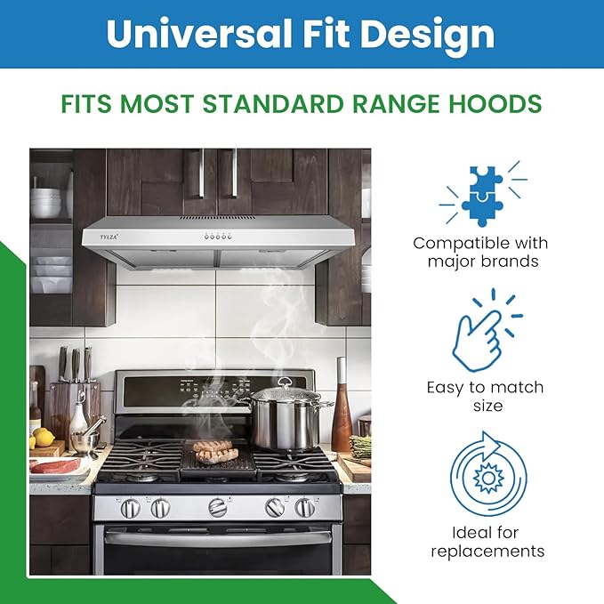 Broan Compatible Model BPS1FA30 Range Hood Filter - 11-3/4" X 14-1/4" X 3/8"