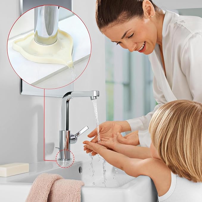 Compact Silicone Kitchen Sink Faucet Splash Proof Mat, Tap Water Diversion - Image 9