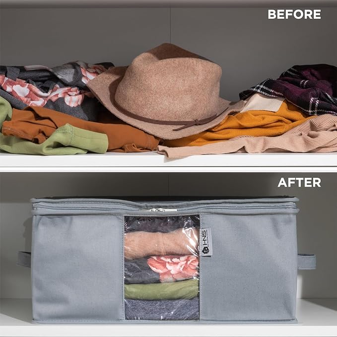 Cedar Clothes Storage Bag Organizer, Protects From Moths, Dirt & Dust, Underbed - Image 8