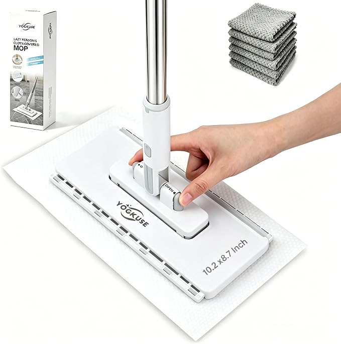 Pawnexa Mop, Clamp Mop, Hands Free Multi Purpose Flat Mops by Unknown