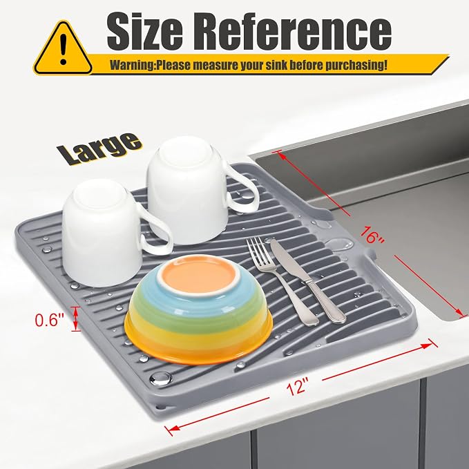 TIKNIK Silicone Dish Drying Mat - Image 2