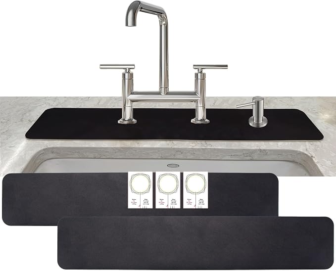 Customizable Faucet Mat Kitchen: AHA HOMEWARE Diatomite Rubber Kitchen Sink by AHAHOMEWARE