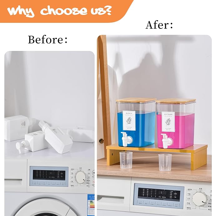RoleDes Liquid Laundry Detergent Dispenser Set - Image 3