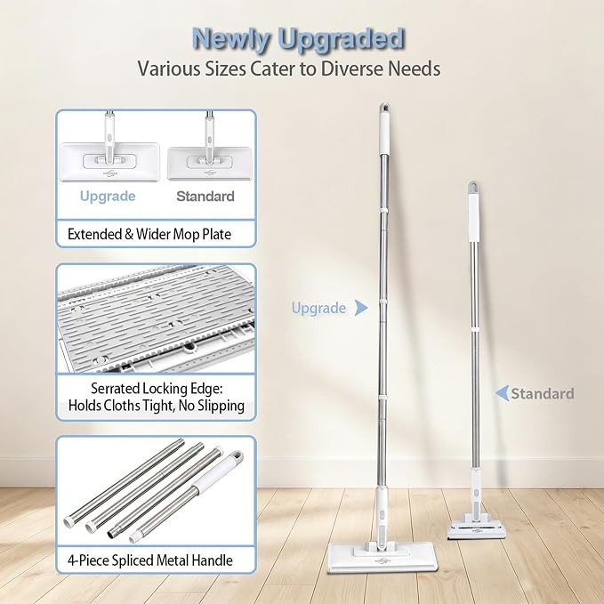 Pawnexa Mop, Clamp Mop, Hands Free Multi Purpose Flat Mops - Image 2