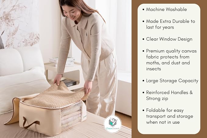 Canvas Storage Bags Designer Organizer - Image 4
