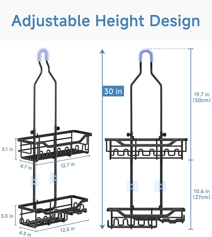 Upgraded Extended Length Shower Organizer - Image 4