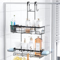 Over the Door Shower Caddy Hanging: No Drill Rustproof Shower Organizer by Aitatty