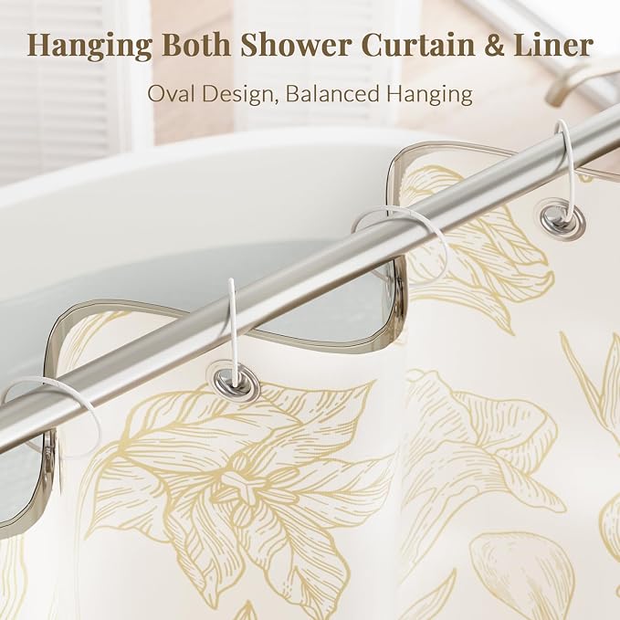 Bathway Anti-Drop Shower Rings, Rust Proof - Image 4