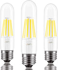 ASOKO E26 T10 Bulbs Daylight White 6W, Dimmable T10 Edison Bulb 60 watts 4000K, E26 Base LED Tubular Light Bulbs, Tube Vintage LED Edison Bulb for Desk Lamp, Pendant Lights, Home (3 Pack)