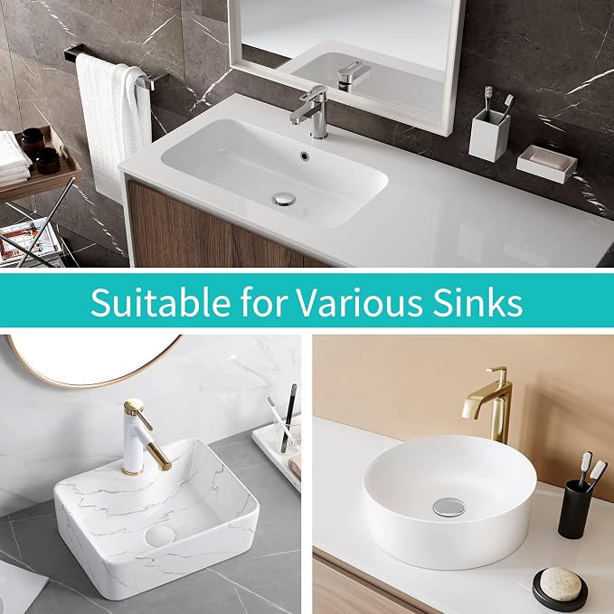 Sink Stopper, Bathroom Sink Drain Strainer - Image 2