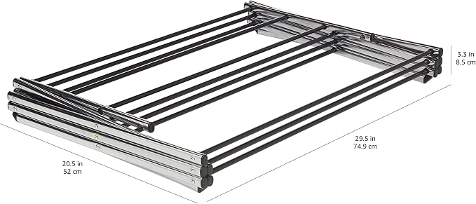 Amazon Basics Foldable Portable Metal Clothes Drying Rack - Image 5