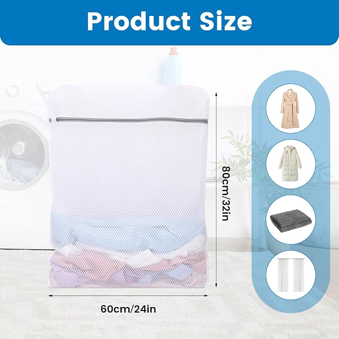 Dntorx 4 Pack XX-Large Mesh Laundry Bags - Image 2
