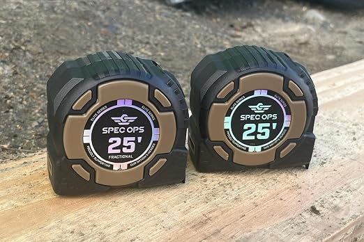 Spec Ops Elite Heavy Duty Tape Measure, 25 Ft Fractional - Image 7