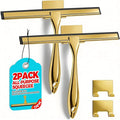 2pcs Shower Squeegee for Glass Doors by ALFLOD