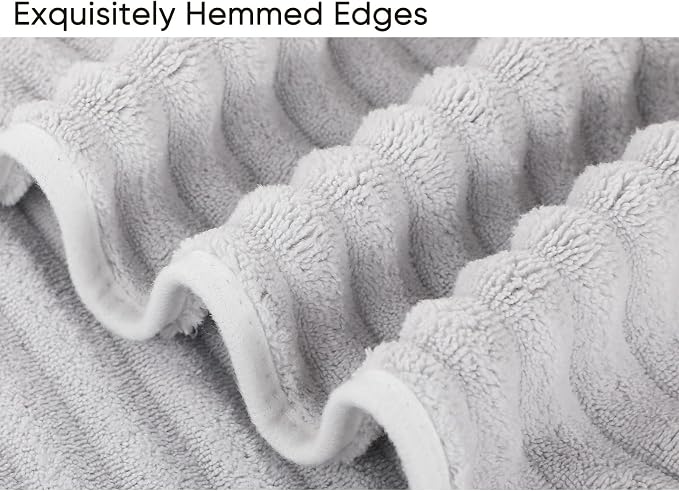 Luxury 3-Piece Quick-Dry Bath Towel Set – Ultra Soft Microfiber Towels | Hand - Image 3