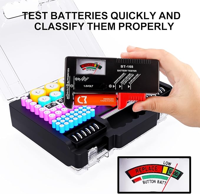 Battery Organizer Storage Case - Image 2