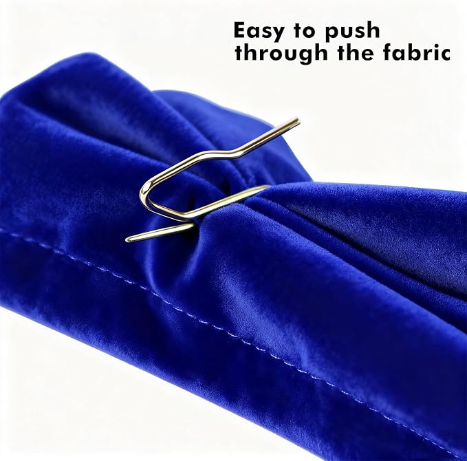 Curtain Hooks Drapery Hooks 60 Pack 1.3 Inch Large Heavy Duty Stainless Steel - Image 7