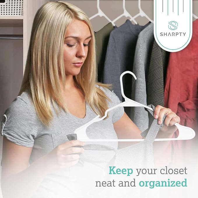 Plastic Clothes Hangers – Notched Hangers - Image 3