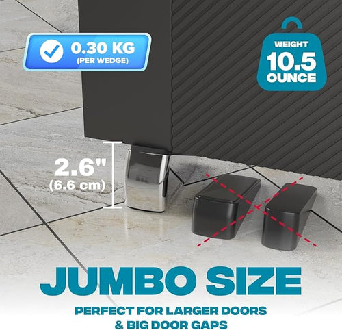 1-Pack XL Heavy Duty Door Stoppers - Image 2