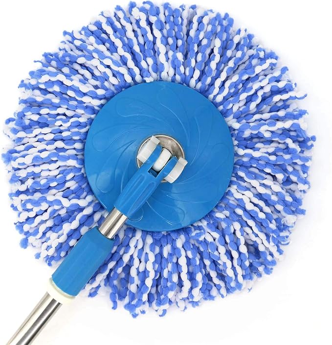3 Pack 360° Spin Magic Mop Replacement Head, Round Shape Standard Size - Image 9