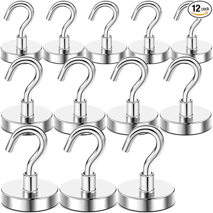 DIYMAG Magnetic Hooks, 170lbs Heavy Duty Magnets by DIYMAG
