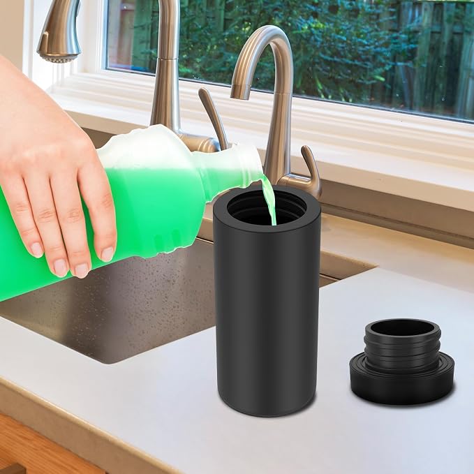 Silicone Dish Soap Dispenser, Reusable Dish Soap Bottle, Refillable Dish Soap - Image 8