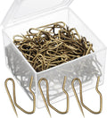 Outus 58 Pack Metal Curtain Hooks Pin On Drapery Hooks 1.2 x 1 Inch by Outus