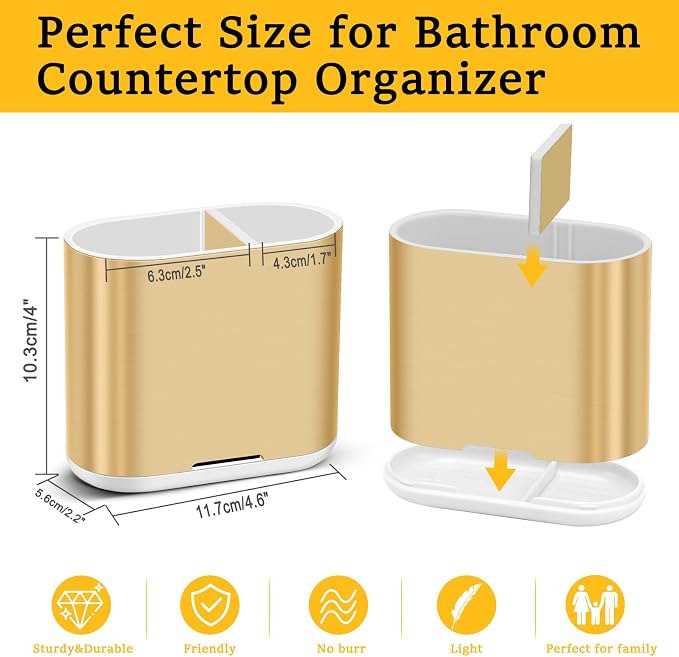 Toothbrush Holders Toothpaste Organizer - Image 4