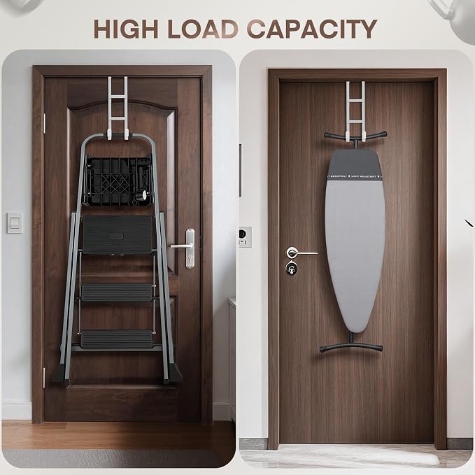 FYY 2 Packs Over The Door Hooks, Double Sided Door Hanger Hook - Image 5