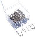Outus 58 Pack Metal Curtain Hooks Pin On Drapery Hooks 1.2 x 1 Inch by Outus