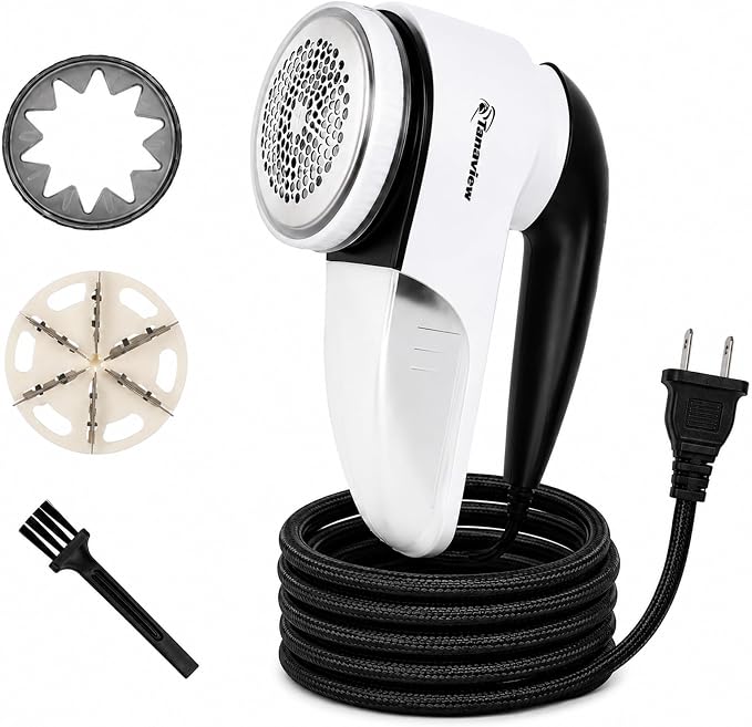 Power Corded Electric Fabric Shaver | No Battery, Pilling & Fuzz Remover by Tanaview